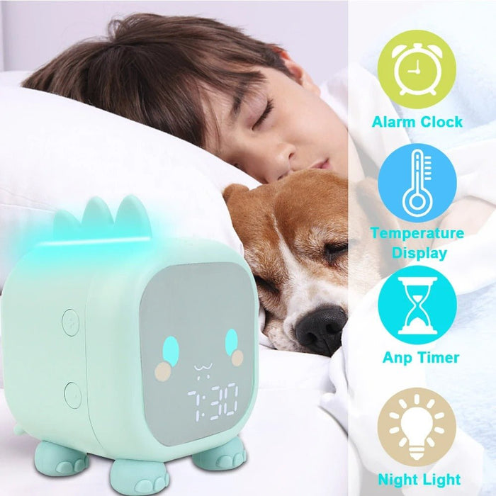 Kids Sleep Trainer Alarm Clock - Digital LED Timer - Gear Elevation