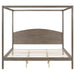 King Size Canopy Platform Bed with Headboard and Support Legs - Gear Elevation