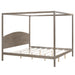 King Size Canopy Platform Bed with Headboard and Support Legs - Gear Elevation