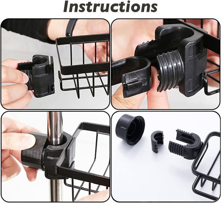 Kitchen Sink Drain Rack - Hanging Faucet Drain Rack for Sink Organizer - Gear Elevation