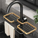 Kitchen Sink Drain Rack - Hanging Faucet Drain Rack for Sink Organizer - Gear Elevation