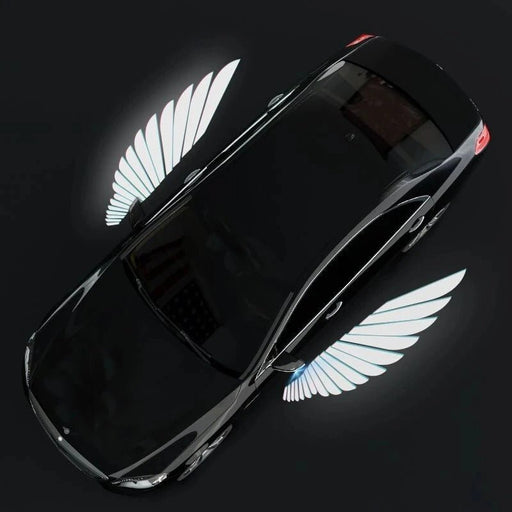 LED Light Car Angel Wings - Car Door Light LED Ghost Shadow Light Projector - Gear Elevation