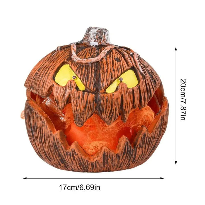 LED Pumpkin Lantern - Jack - O - Lantern Decor Mouth Open Talking Halloween Pumpkin Lights For Indoor - Gear Elevation