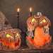 LED Pumpkin Lantern - Jack - O - Lantern Decor Mouth Open Talking Halloween Pumpkin Lights For Indoor - Gear Elevation