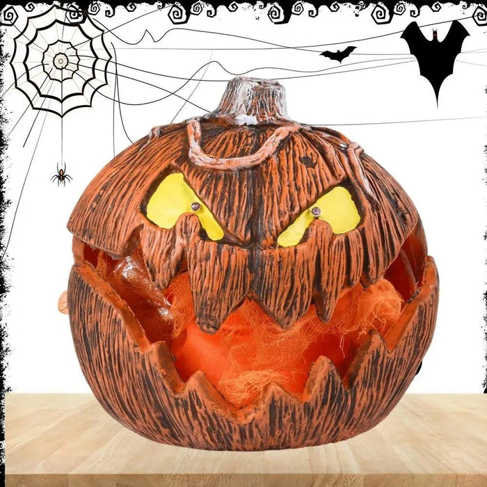 LED Pumpkin Lantern - Jack - O - Lantern Decor Mouth Open Talking Halloween Pumpkin Lights For Indoor - Gear Elevation