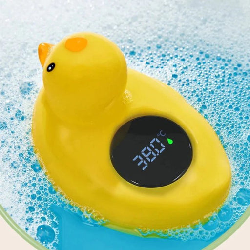 Little Yellow Duck Thermometer - Baby Bath LED Digital Bathtub Water Temperature for Infants, Newborn, Toddler, Kids - Gear Elevation