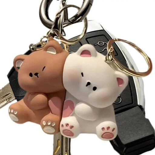 Love Bear Couple Magnetic Keychain – Charming Couple Pendant for Bags & Keys, Creative Accessory Perfect for Valentine's Day - Gear Elevation