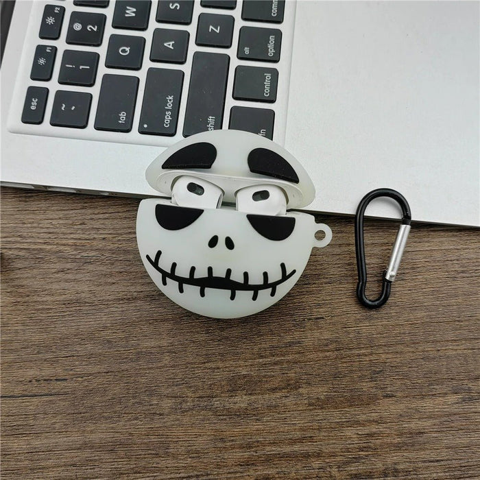 Luminous Skull AirPods Case - Glows in the dark - Gear Elevation