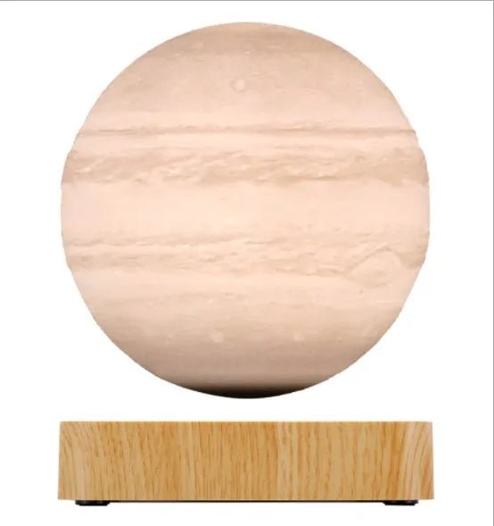 Magnetic Levitating Moon, Jupiter & Saturn Lamp – 3D Floating Light for Romantic Home Décor - Gear Elevation