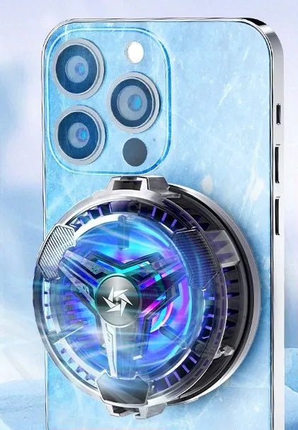 Magnetic Mobile Phone Gaming Cooler – Ultra - Fast Semiconductor Radiator for Phones & Phablets, Keeps You Cool for Uninterrupted Gaming Thrills - Gear Elevation