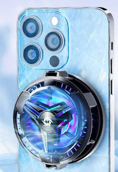 Magnetic Mobile Phone Gaming Cooler – Ultra - Fast Semiconductor Radiator for Phones & Phablets, Keeps You Cool for Uninterrupted Gaming Thrills - Gear Elevation