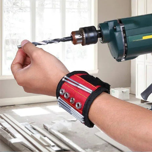 Magnetic Tool Wristband – Strong Hold for Screws, Nails, & Drill Bits | Ultimate Hands - Free Organizer - Gear Elevation