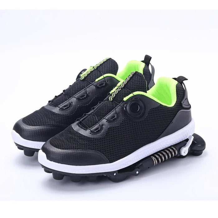 Men’s Mechanical Assisted Shock - Absorbing Running Shoes – Stylish Breathable Trainers & Casual Loafers for a Fashion - Forward Look - Gear Elevation