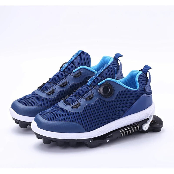 Men’s Mechanical Assisted Shock - Absorbing Running Shoes – Stylish Breathable Trainers & Casual Loafers for a Fashion - Forward Look - Gear Elevation