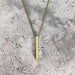 Men's Stainless Steel Keel Chain Necklace – Sleek Cube Pendant for Effortless Style and Sophistication - Gear Elevation