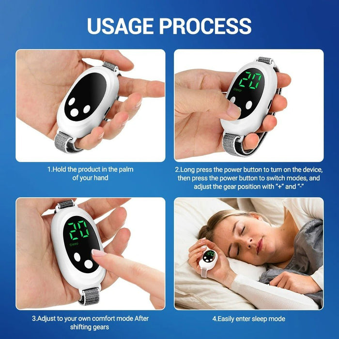 Micro - current Handheld Sleep Aid Device – 20 Gears, 2 Modes, USB Charging, Relieves Anxiety & Insomnia, Improves Sleep - Gear Elevation