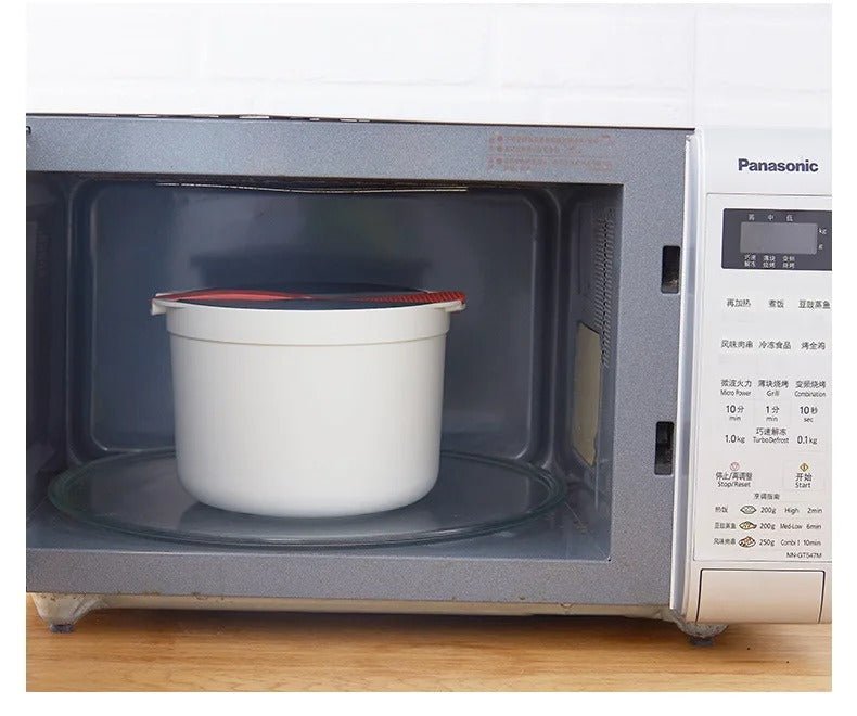 Microwave Oven Rice Cooker - Portable Food Container Multifunction Steamer - Gear Elevation