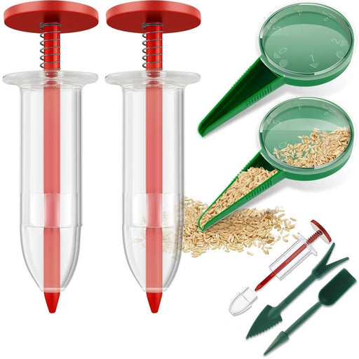 Mini Syringe Seeder - Seed Planter Mini Hand Spreader Garden Seed Planter for Carrot, Lettuce, Grass and Spinach Seed - Gear Elevation