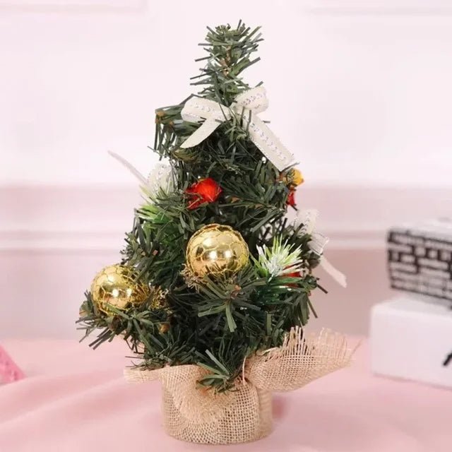 Mini Tabletop Christmas Tree Ornaments – Delightful DIY Décor for Your Table, Perfect for Holiday Celebrations and New Year’s Festivities! - Gear Elevation