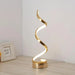 Modern LED Spiral Table Lamp - Elegant & Eye - Caring - Gear Elevation