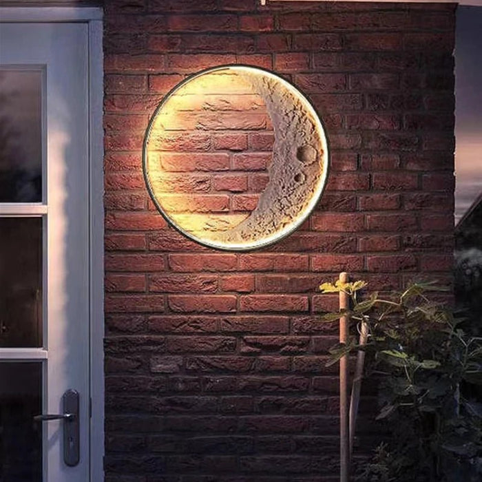 Moon LED Wall Lights - Minimalist Art Foyer, Bedroom, and Balcony Sconce - Creative Crescent Design Decorative Lighting Fixtures - Gear Elevation