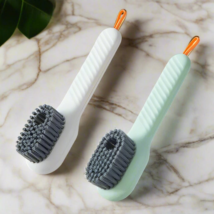 Multi - functional Soft Bristle Shoe & Calothing Brush – Long - Handled Cleaner for Easy, Effective Household Care - Gear Elevation