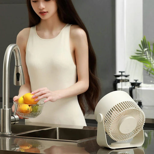 Multipurpose Electric Fan - 4000mAh Air Circulator Wireless Wall Ceiling Fan - Gear Elevation