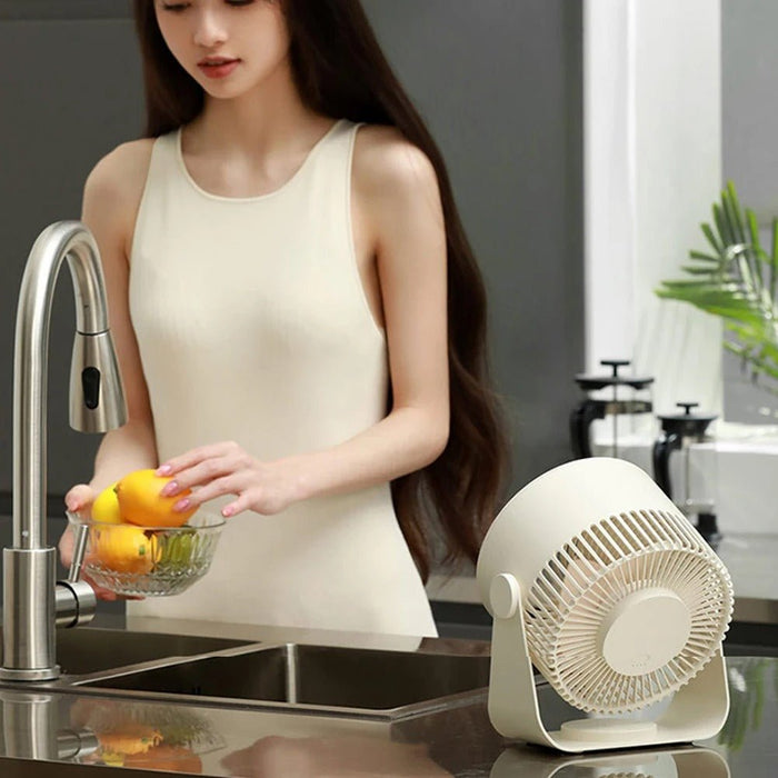 Multipurpose Electric Fan - 4000mAh Air Circulator Wireless Wall Ceiling Fan - Gear Elevation