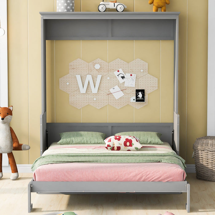 Murphy Queen Size Bed with a Shelf - Gear Elevation