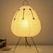 Nogy Noguchi Style Lamp - Table, Desk, Bedside Lamp - Gear Elevation