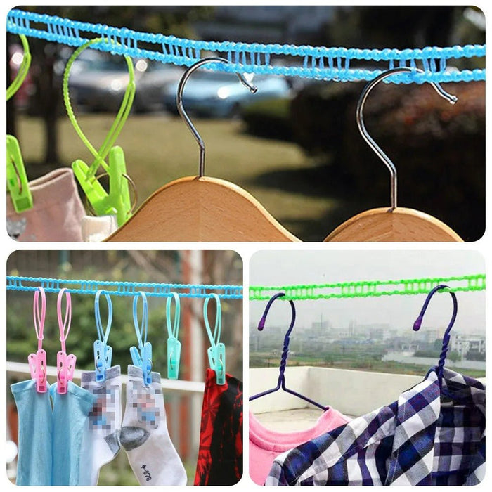 Non - Slip Windproof Clothesline - Durable Outdoor Laundry Solution - Gear Elevation