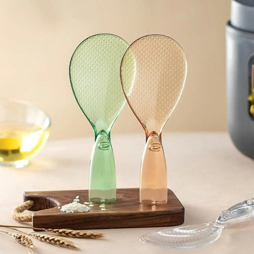 Non-Stick Rice Paddle - Transparent Standable Rice Spoon - Gear Elevation