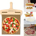 Non - Stick Sliding Pizza Peel with Wooden Handle – Dishwasher Safe Pizza Shovel for Effortless Home & Professional Baking - Gear Elevation