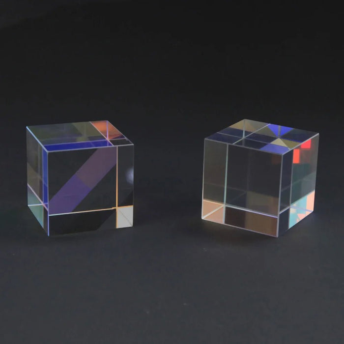 Optical Glass Prism Cube – 15mm Hexahedral Photography Gem for Home Décor & Creative Science Displays - Gear Elevation