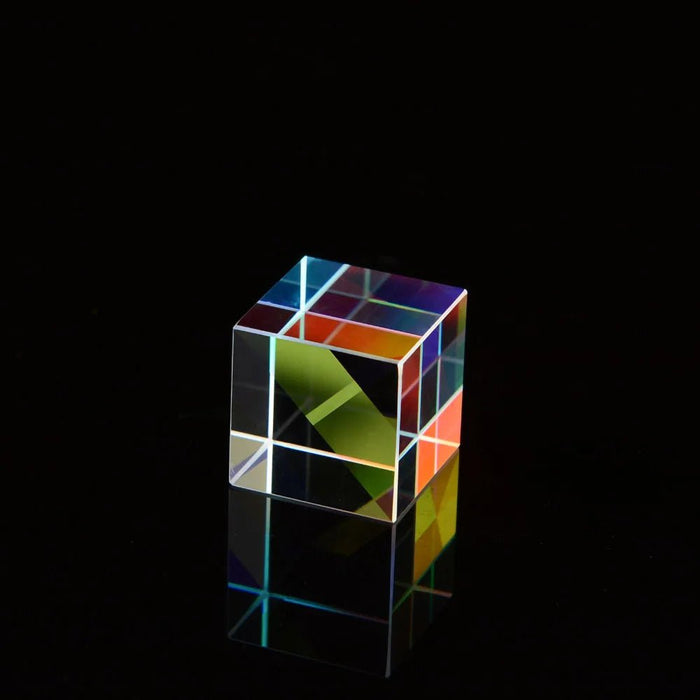 Optical Glass Prism Cube – 15mm Hexahedral Photography Gem for Home Décor & Creative Science Displays - Gear Elevation