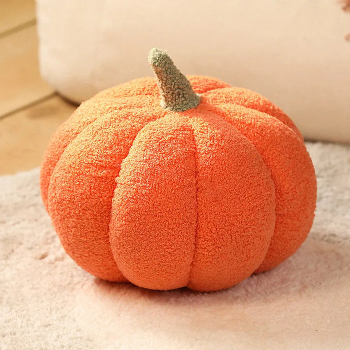 Small & Soft Pumpkin Plush Toy – Adorable Bedroom Halloween Decor & Soothing Pillow for Kids