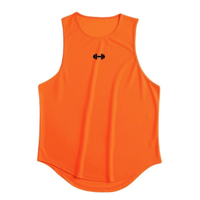 Men’s Summer Gym Tank Top – Quick-Dry Sleeveless Workout Shirt for Fitness & Basketball