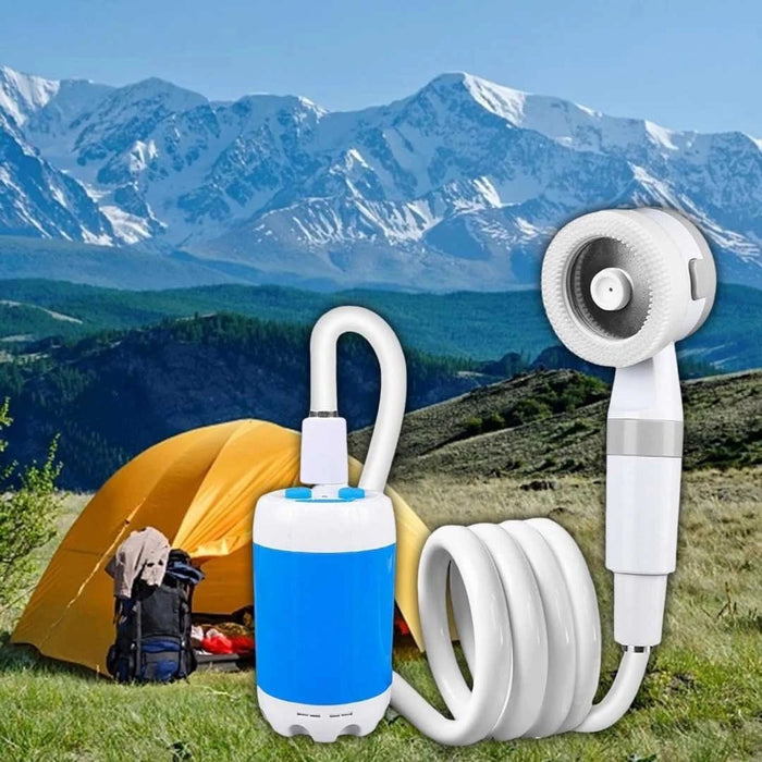 Outdoor Rechargeable Electric Shower - Waterproof Portable Outdoor Shower Set - Gear Elevation