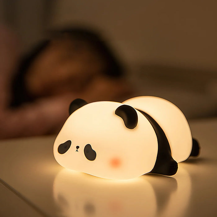 Panda LED Night Light - USB Rechargeable Touch Night Lamp for Bedroom - Gear Elevation