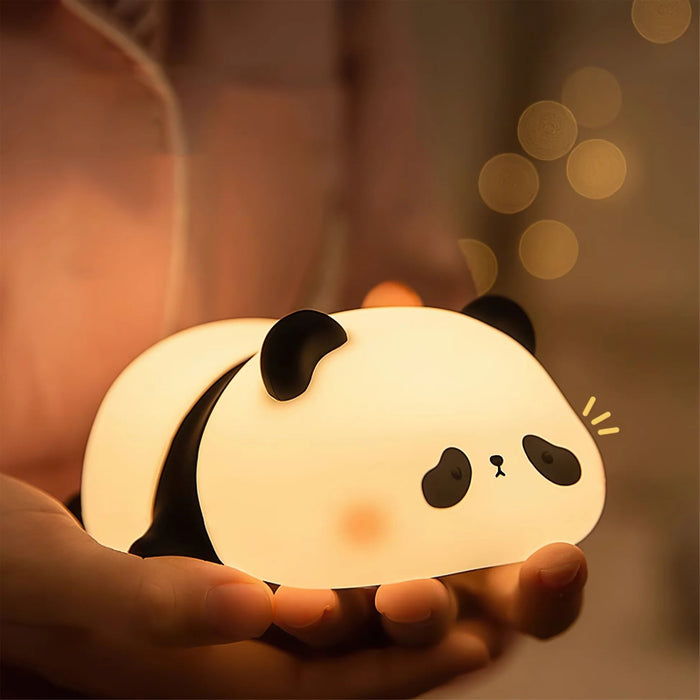 Panda LED Night Light - USB Rechargeable Touch Night Lamp for Bedroom - Gear Elevation