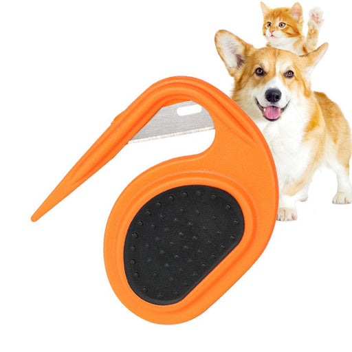 Pet Grooming Hair Knot Splitter & Undercoat Comb – Effortlessly Detangle Knots and Remove Hair for Long - Haired Dogs. Perfect Tool for a Smooth, Tangle - Free Coat - Gear Elevation