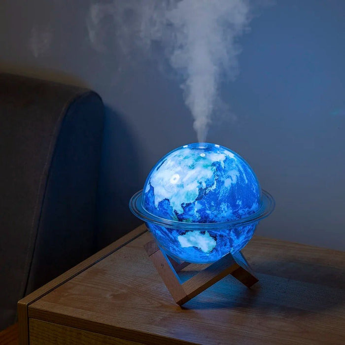 Planet USB Air Humidifier - 330ML Mist Maker with Colorful Night Light - Gear Elevation