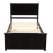 Platform Bed with Twin Size Trundle, Twin Size Frame - Gear Elevation