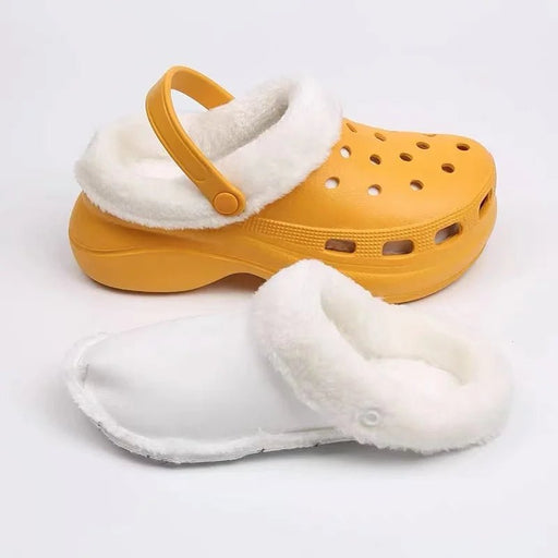 Plush Covers for Crocs Winter Slippers – Detachable Velvet Lining, Fluffy Warmth, and Soft Cotton Comfort for Chilly Days - Gear Elevation