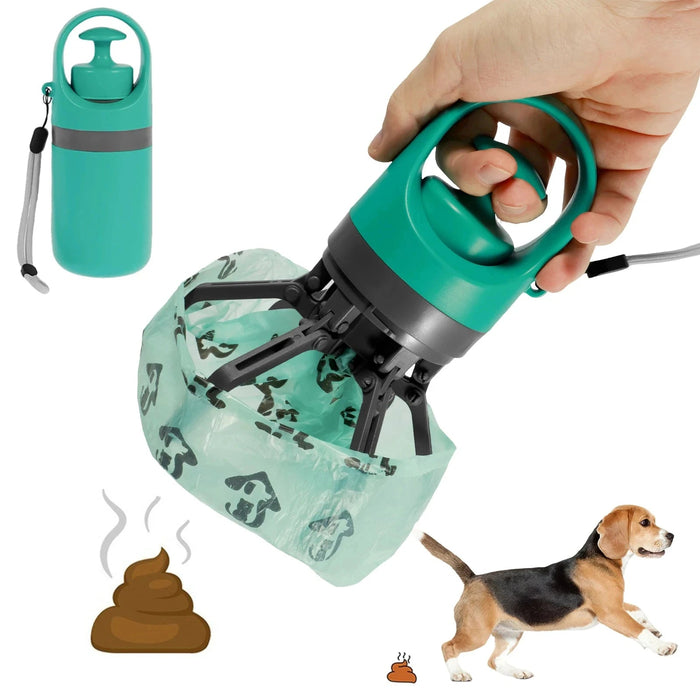 Portable Dog Pooper Scooper – Essential Pet Waste Cleaner with Claw Design and Garbage Bag Dispenser for Outdoor Adventures - Gear Elevation