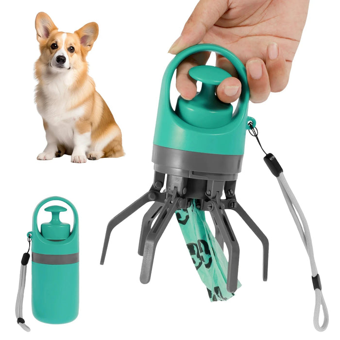 Portable Dog Pooper Scooper – Essential Pet Waste Cleaner with Claw Design and Garbage Bag Dispenser for Outdoor Adventures - Gear Elevation