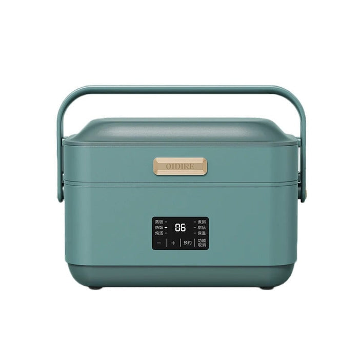 Portable Plug - in Electric Heating Insulated Lunch Box - Multifunctional Plug - in Heating Box - Gear Elevation