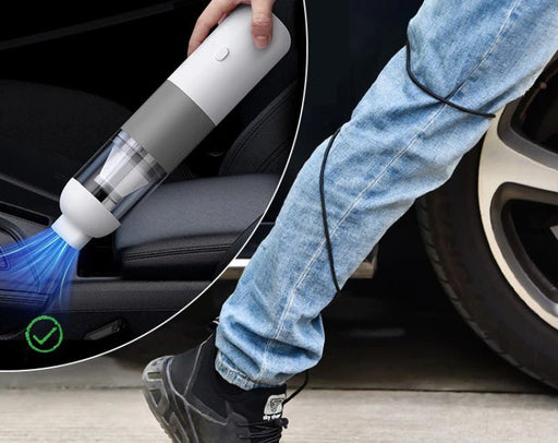 Portable Wireless Car Vacuum Cleaner – Dual - Use for Effortless Home & Car Cleaning - Gear Elevation