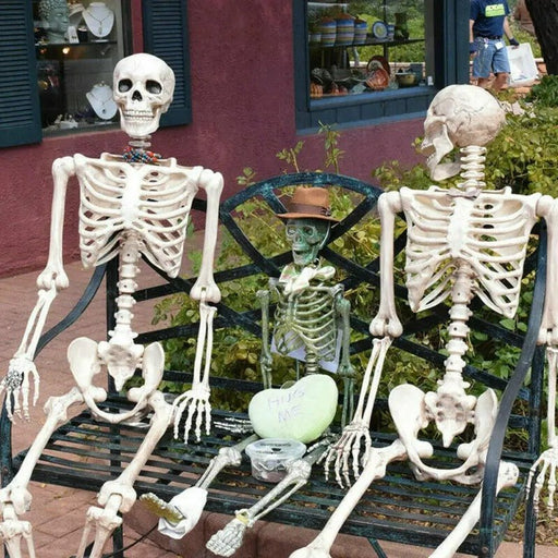 Poseable Full - Size Skeleton - Creepy Halloween Decor - Gear Elevation