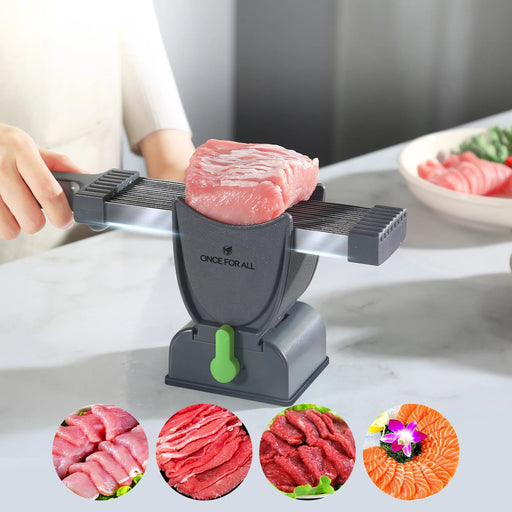 Premium Meat Slicer & Cleaver Set – Effortless Meat Slicing and Shredding, Manual Fresh Meat Cutter for Perfect Beef Cuts - Gear Elevation